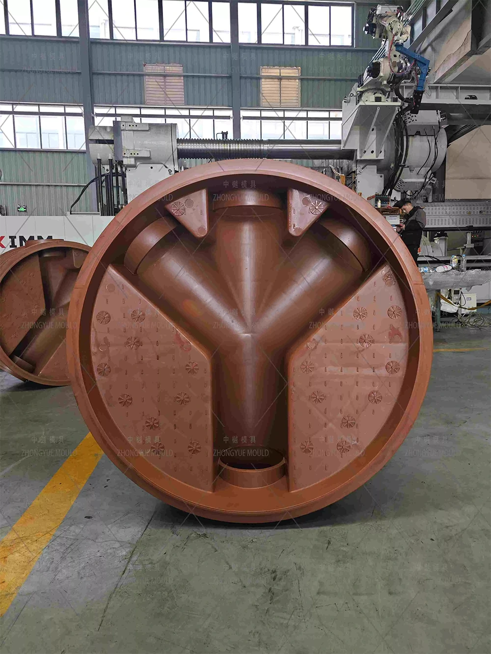 Plastic PP DN1000 Manhole 4-Way Base Sample