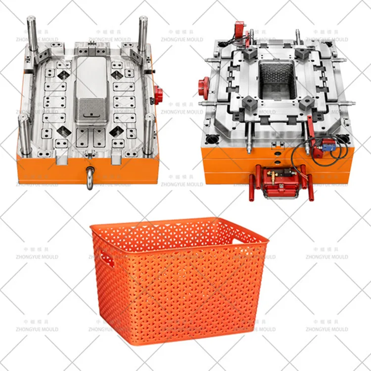 プラスチック収納オーガナイザーバスケット金型